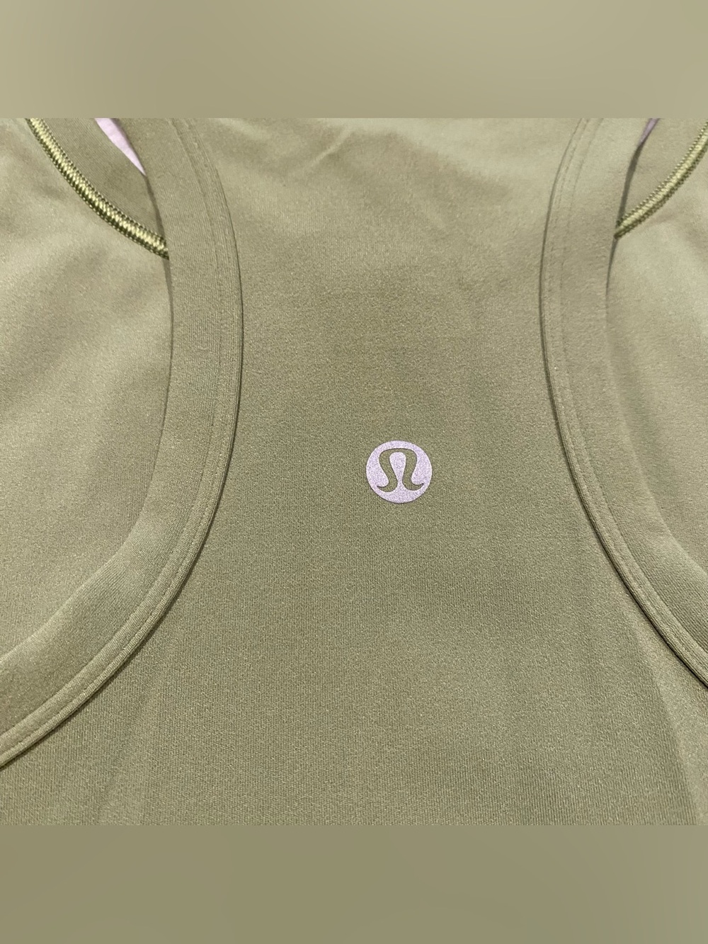 (10) Lululemon Align Hip-Length Racerback Tank Top Green Foliage Medium - Picture 11 of 13